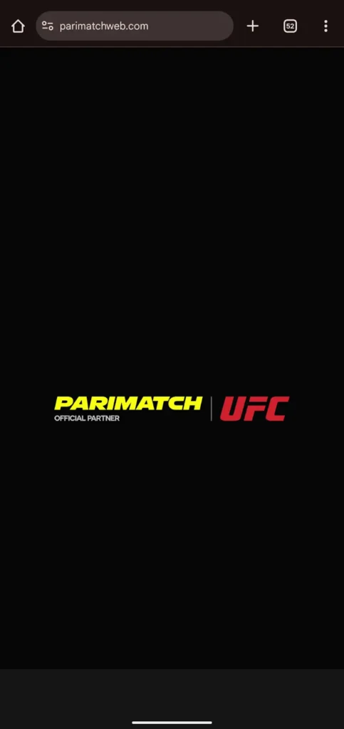 Parimatch x UFC Logo 