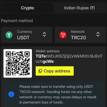 Crypto deposit Parimatch