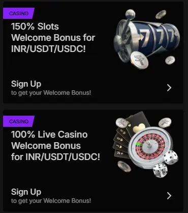 Parimatch casino welcome bonus
