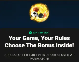 Parimatch sport bonus