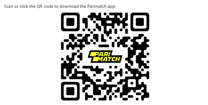 Pari app QR code