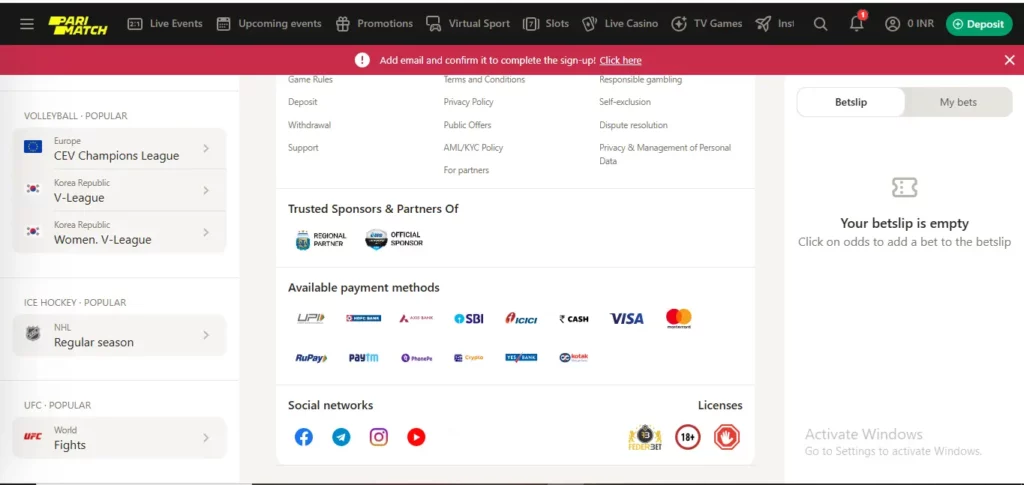 An image showing diverse payment options, ensuring convenience for users.