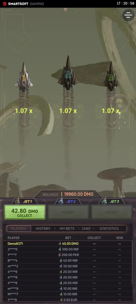 Jetx3 Gameplay on Parimatch